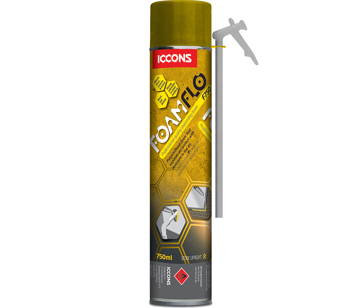 EXPANDING STRAW FOAM 750ML